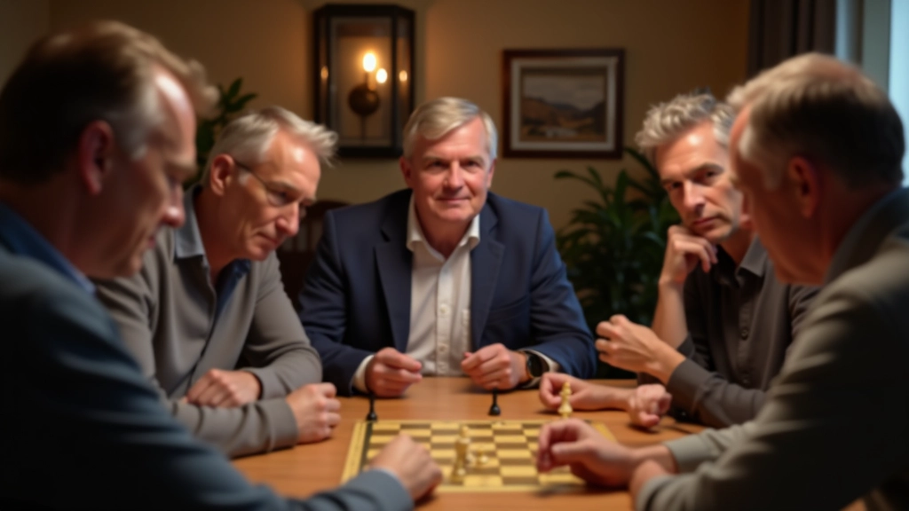Adults playing board games together at a table
